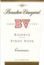 Beaulieu Vineyard Carneros Reserve Pinot Noir 1995 Front Label