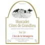 Jerome Choblet Clos de la Senaigerie Muscadet 2015 Front Label