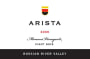 Arista Winery Mononi Vineyard Pinot Noir 2009 Front Label