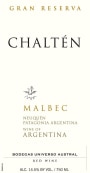 Dos Andes Wines Chalten Gran Reserva Malbec 2009 Front Label