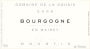 Douaix Bourgogne En Mairey 2009 Front Label