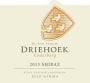 Driehoek Shiraz 2013 Front Label