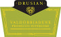 Drusian Valdobbiadene Prosecco Superiore Brut 2011 Front Label