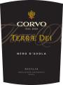Duca Di Salaparuta Sicilia Corvo Terrae Dei Nero d'Avola 2008 Front Label