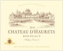 Ducourt Chateau d'Haurets 2010 Front Label