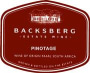 Backsberg Pinotage 1999 Front Label