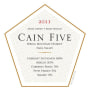 Cain Five (375ML half-bottle) 2011 Front Label