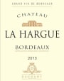 Ducourt Chateau La Hargue Blanc 2013 Front Label