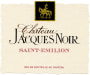 Ducourt Saint-Emilion Chateau Jacques Noir 2007 Front Label