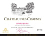 Ducourt Chateau des Combes Rouge 2012 Front Label