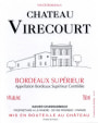 Ducourt Bordeaux Chateau de Virecourt Superieur 2012 Front Label
