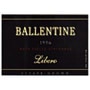 Ballentine Napa Zinfandel Libero Vineyard 1996 Front Label
