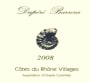Dupere Barrera Cotes du Rhone Villages 2008 Front Label