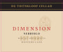 DuToitskloof Wines Dimension Nebbiolo 2013 Front Label