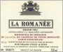 Bouchard Pere & Fils La Romanee Grand Cru 1997 Front Label