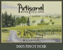 Artisinal Wine Cellars Adams Vineyard Pinot Noir 2005 Front Label