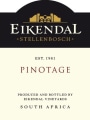 Eikendal Pinotage 2013 Front Label