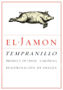 El Jamon Tempranillo 2010 Front Label