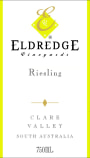 Eldredge Vineyards Riesling 2010 Front Label