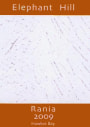 Elephant Hill Rania 2009 Front Label