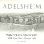 Adelsheim Winderlea Vineyard Pinot Noir 2008 Front Label
