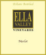 Ella Valley Judean Hills Vineyards Merlot 2010 Front Label