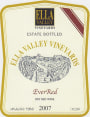 Ella Valley Ever Red 2007 Front Label