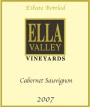Ella Valley Cabernet Sauvignon 2007 Front Label