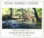 Atascadero Creek Winery Ritchie Vineyards Sauvignon Blanc 2014 Front Label