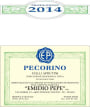 Emidio Pepe Colli Aprutini Pecorino 2014 Front Label