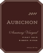 Aubichon Cellars Armstrong Vineyard Pinot Noir 2011 Front Label