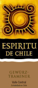 Espiritu de Chile Gewurztraminer 2013 Front Label
