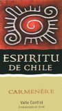 Espiritu de Chile Carmenere 2007 Front Label