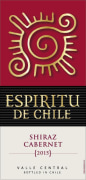 Espiritu de Chile Shiraz Cabernet Sauvignon 2015 Front Label