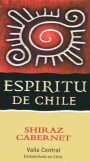Espiritu de Chile Shiraz Cabernet Sauvignon 2008 Front Label