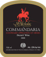 Etko Winery St. Nicholas Commandaria 2008 Front Label