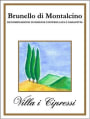 Villa I Cipressi Brunello di Montalcino 2012 Front Label