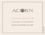ACORN Winery Alegria Sangiovese 2003 Front Label