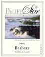Pacific Star Barbera 2003 Front Label