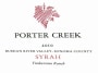 Porter Creek Timbervine Ranch Syrah 2010  Front Label