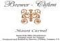 Brewer-Clifton Mount Carmel Chardonnay 2003 Front Label