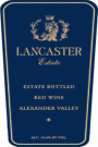 Lancaster Estate Red 2004 Front Label