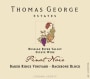 Thomas George Baker Ridge Vineyard Backbone Block Pinot Noir 2014  Front Label