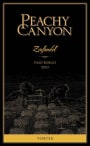 Peachy Canyon Vortex Zinfandel 2010  Front Label