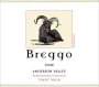 Breggo Cellars Ferrington Vineyard Pinot Noir 2008 Front Label