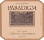 Paradigm Cabernet Sauvignon 2003  Front Label