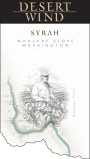Desert Wind Syrah 2014 Front Label