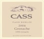 Cass Winery Grenache 2004 Front Label