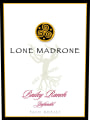 Lone Madrone Bailey Ranch Zinfandel 2012 Front Label