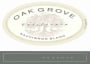 Oak Grove Family Reserve Sauvignon Blanc 2008  Front Label